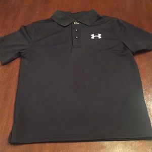 Boys Under Armour golf shirt